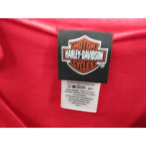HARLEY-DAVIDSON Womens Large Cotton Tank Top RAMPSAY'S SYDNEY NOVA SCOTIA CANADA - Picture 8 of 15